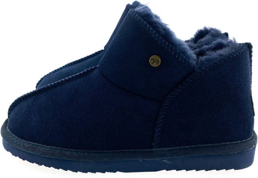 Warmbat Willow Women Suede Dames Sloffen Donkerblauw - Foto 4