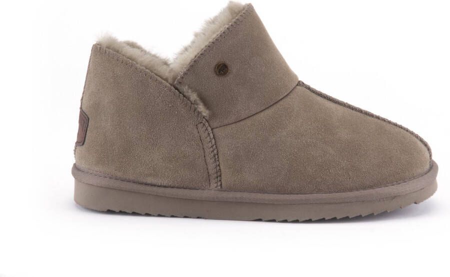 Warmbat Willow Women Suede Dames Sloffen Mosgroen