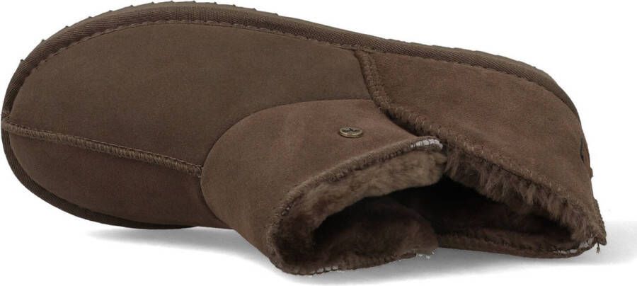 Warmbat Willow Women Suede Dames Sloffen Taupe