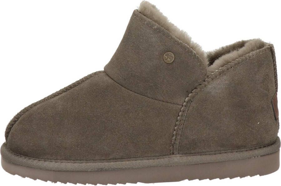 Warmbat Willow Women Suede Dames Sloffen Taupe