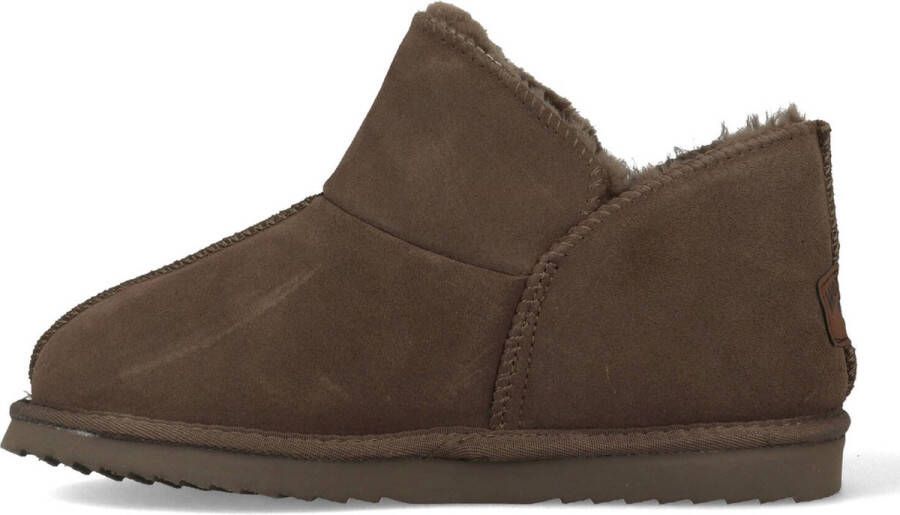 Warmbat Willow Women Suede Dames Sloffen Taupe