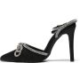 Weloveshoes SmileFavorites Pumps Hakken met Hak Stof Zwart - Thumbnail 2