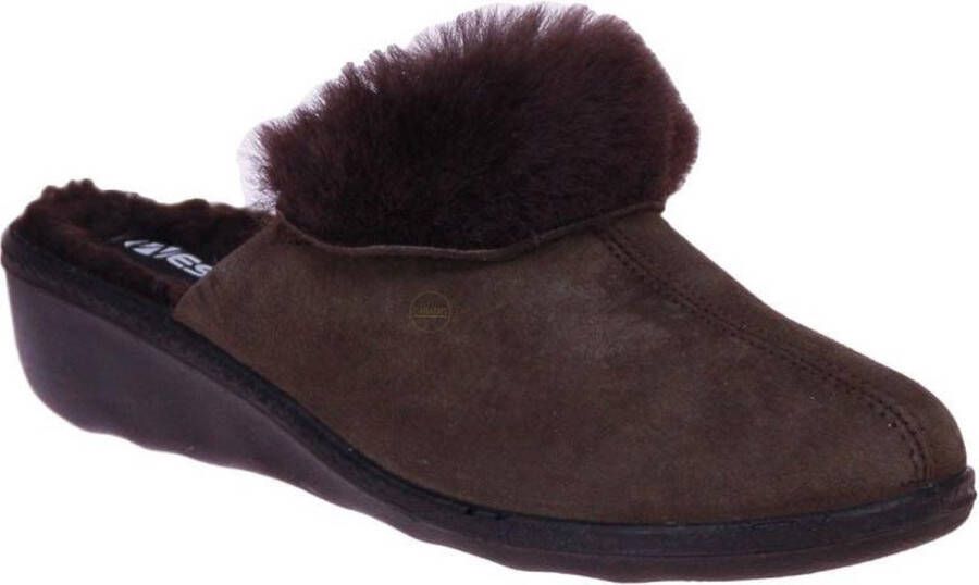 Westland -Dames taupe pantoffels