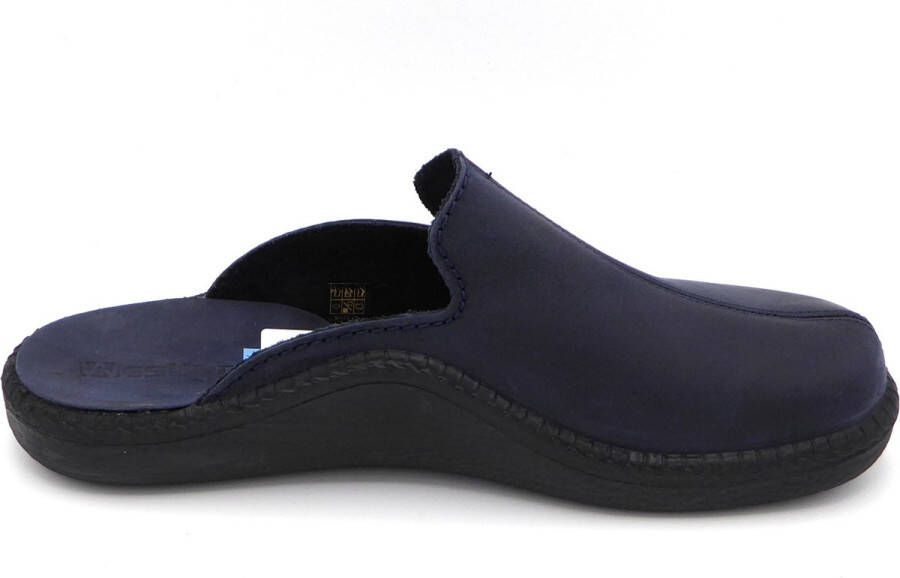 Westland Heren Slipper 20602-348-540 Monaco 202 Blauw