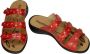 WESTLAND BY ROMIKA Westland Romika IBIZA 66 Volwassenen Dames slippersMoederdag Kleur Rood - Thumbnail 8