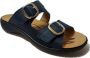 Westland Slipper 16772 452 505 Ibiza 72 Blauw Verwisselbaar Voetbed 7½ - Thumbnail 3