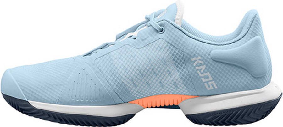 Wilson Kaos Swift Clay Dames Sportschoenen Tennis Smashcourt Light Blue Orange