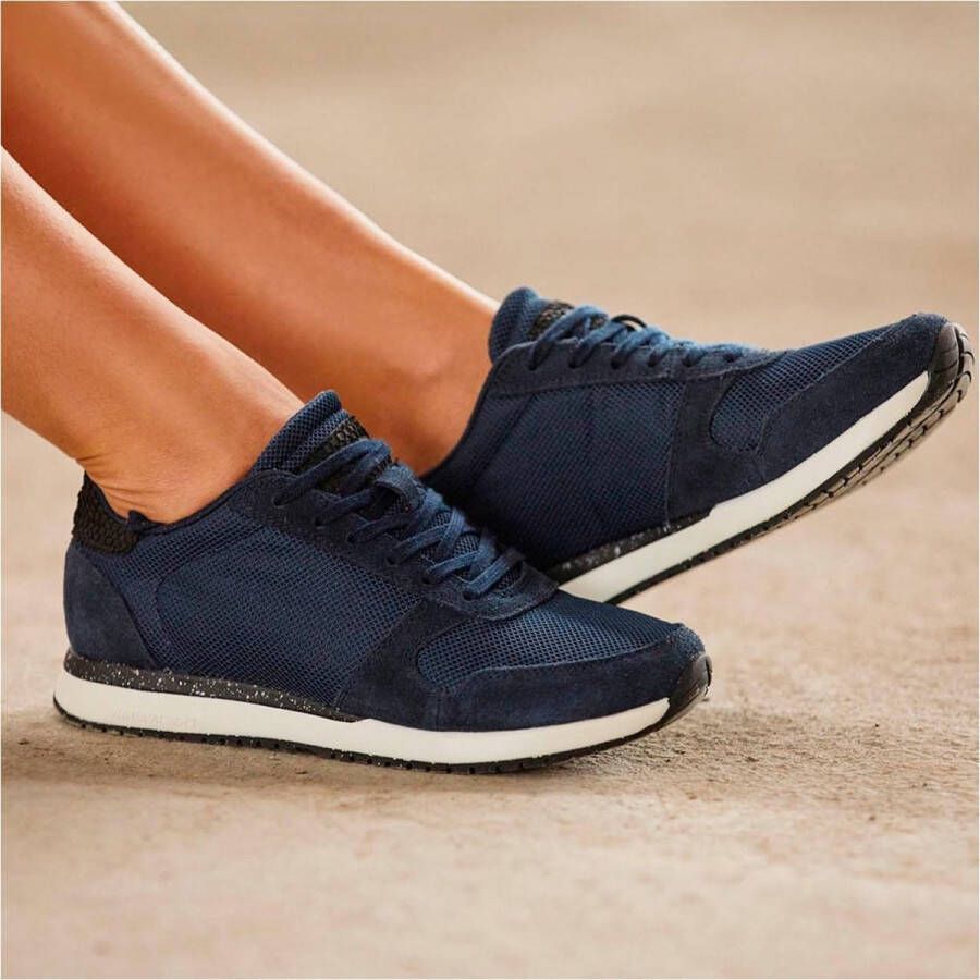 Woden Dames Lage sneakers Ydun Fifty Blauw