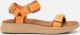 Woden Stijlvolle en Comfortabele Line Sandaal met Verstelbare Bandjes Oranje Dames - Thumbnail 59