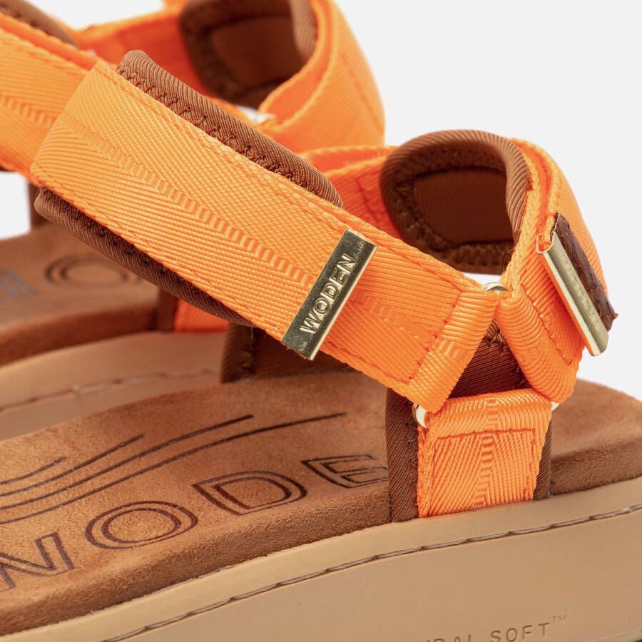 Woden Line Sandalen Dames Oranje