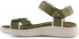 Woden M klittenbandslijn sandalen Groen Dames - Thumbnail 5