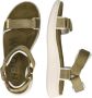 Woden M klittenbandslijn sandalen Groen Dames - Thumbnail 6