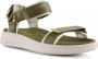 Woden M klittenbandslijn sandalen Groen Dames - Thumbnail 8