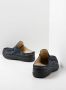 Wolky Comfortschoenen Roll Slide blauw goud metallic suede - Thumbnail 3