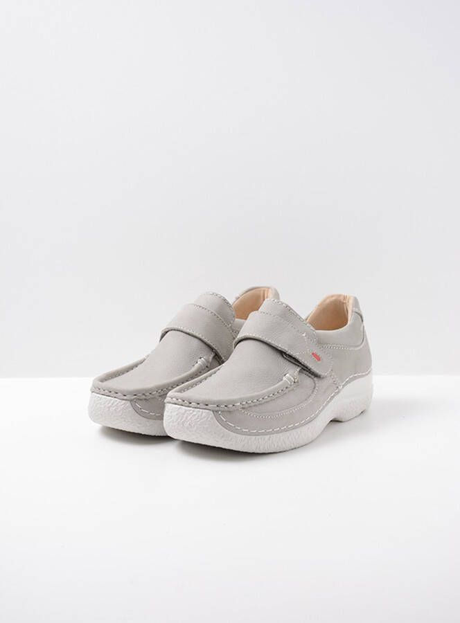 Wolky Comfortschoenen Roll Strap lichtgrijs nubuck