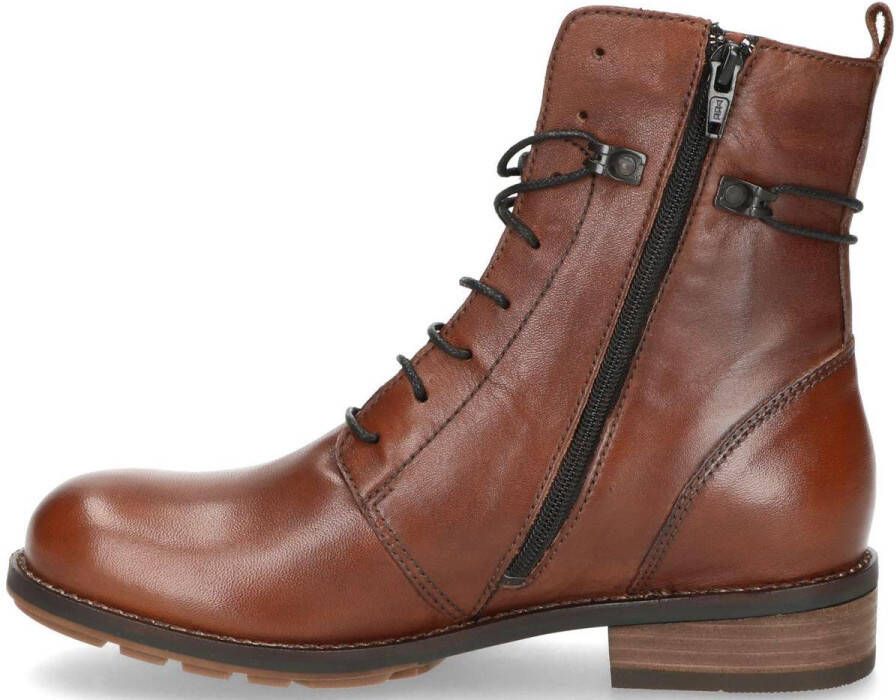 Wolky Enkellaarsjes en boots Murray XW cognac leer