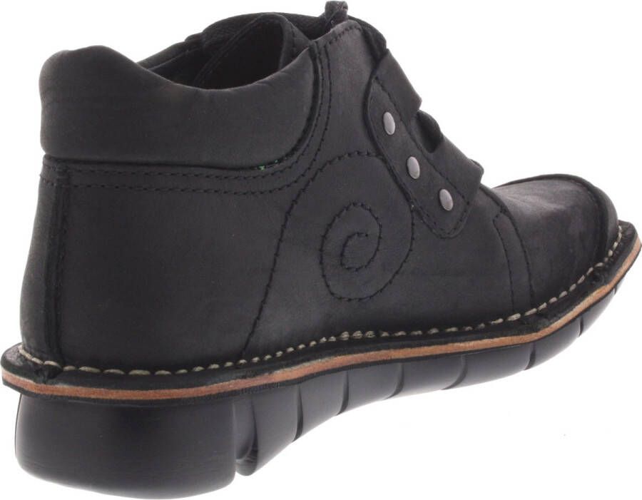 Wolky Dames Veterschoenen 0838412-000 Gallo Gobi Black Zwart