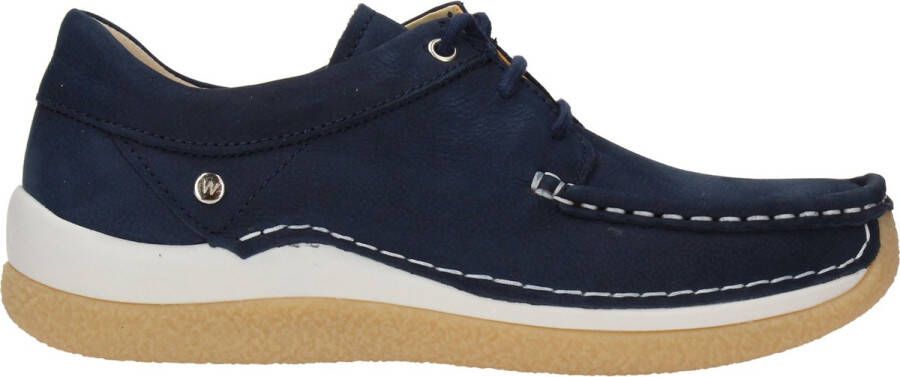 Wolky Dames Veterschoenen Celebration Antique Denim Blauw