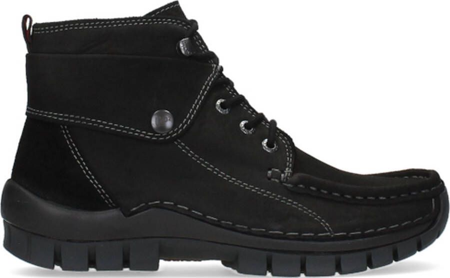 Wolky Dames Veterschoenen Jump Winter Black Zwart