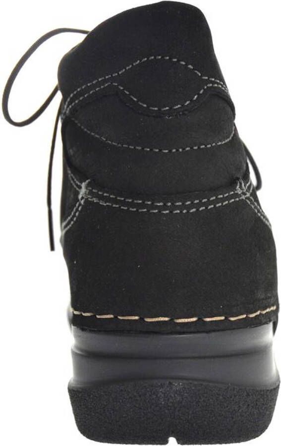 Wolky Zwarte Comfortabele Veterschoen voor Dames Black Dames - Foto 11