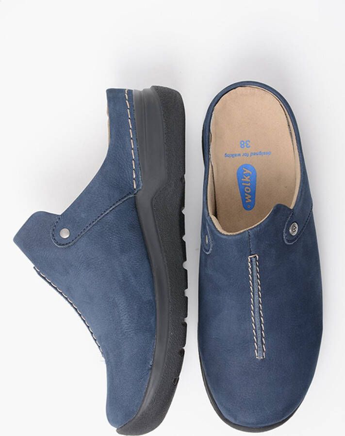 Wolky Comfortschoenen Holland DB blauw nubuck