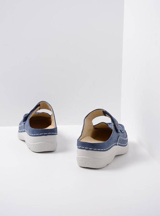 Wolky Klompen Roll Slipper denim nubuck