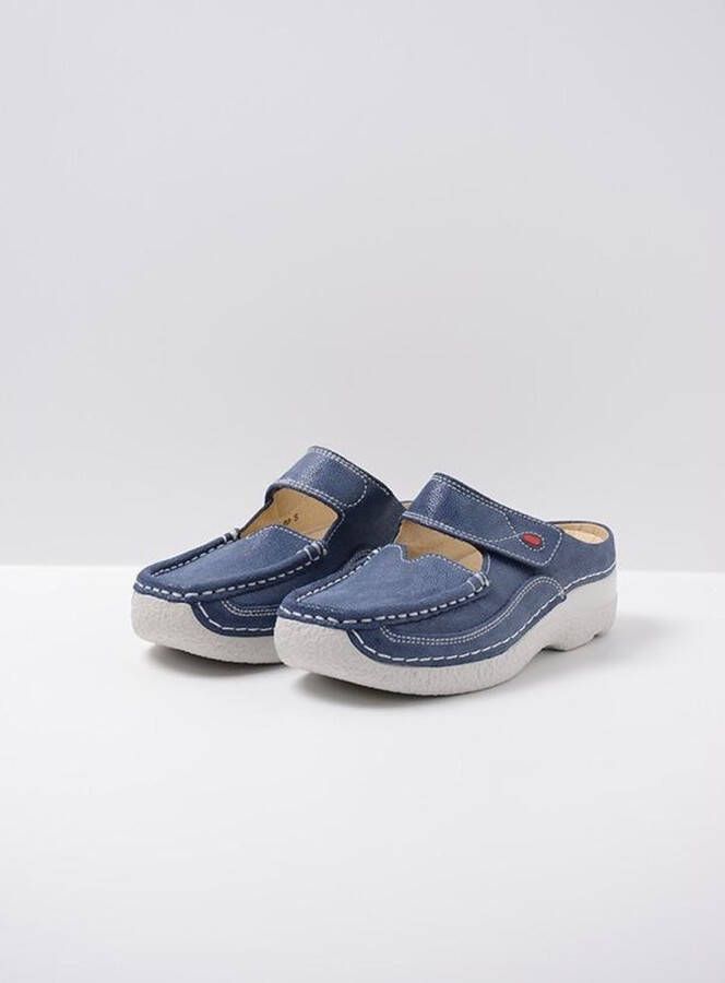 Wolky Klompen Roll Slipper denim nubuck