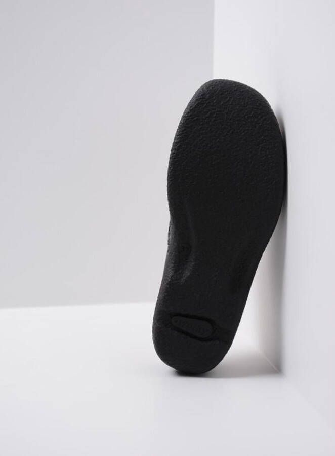 Wolky Klompen Roll Slipper zwart leer