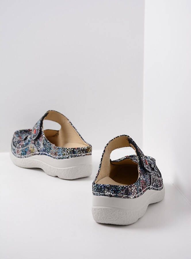 Wolky Comfortschoenen Roll Slipper zwart multi suede - Foto 6