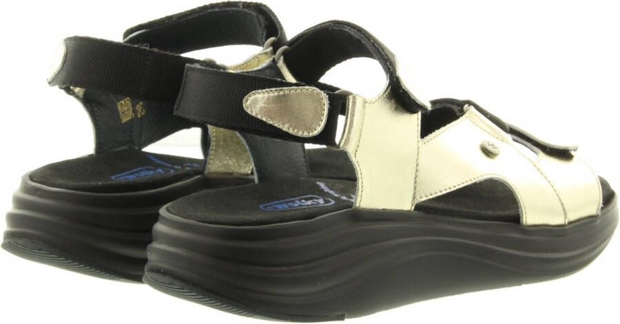 Wolky Sandalen Cirro goud leer