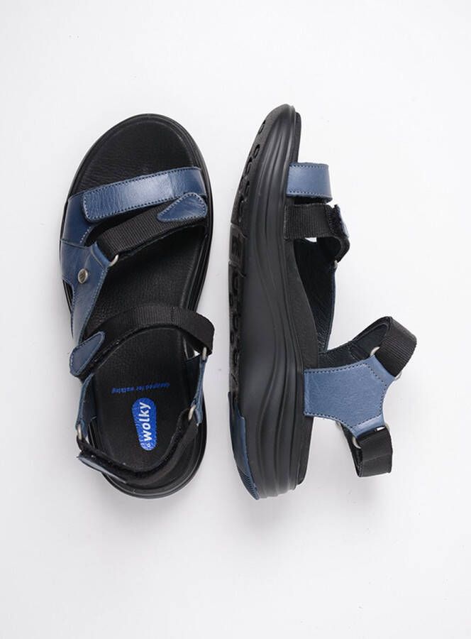 Wolky Sandalen Cirro jeans leer