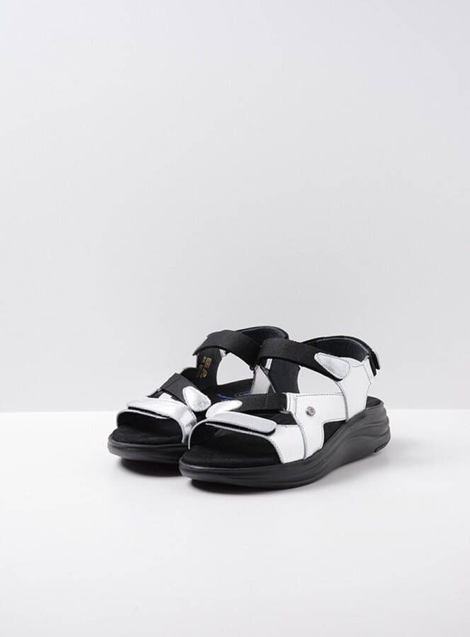 Wolky Sandalen Cirro zilver leer