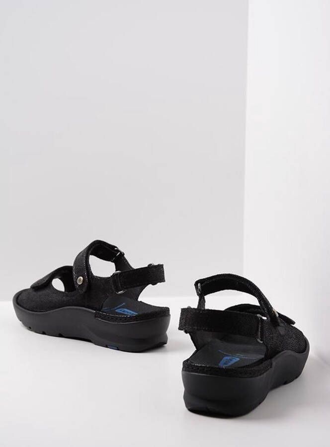 Wolky Dames Sandalen 0392715 000 Delft Caviar Zwart - Foto 14