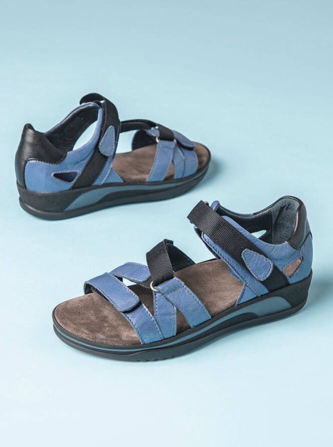 Wolky Sandalen Desh jeans leer