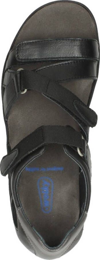 Wolky Sandalen Desh zwart leer