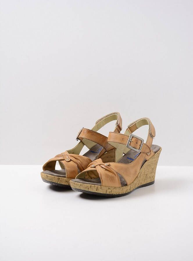 Wolky Sandalen Ixia naturel leer