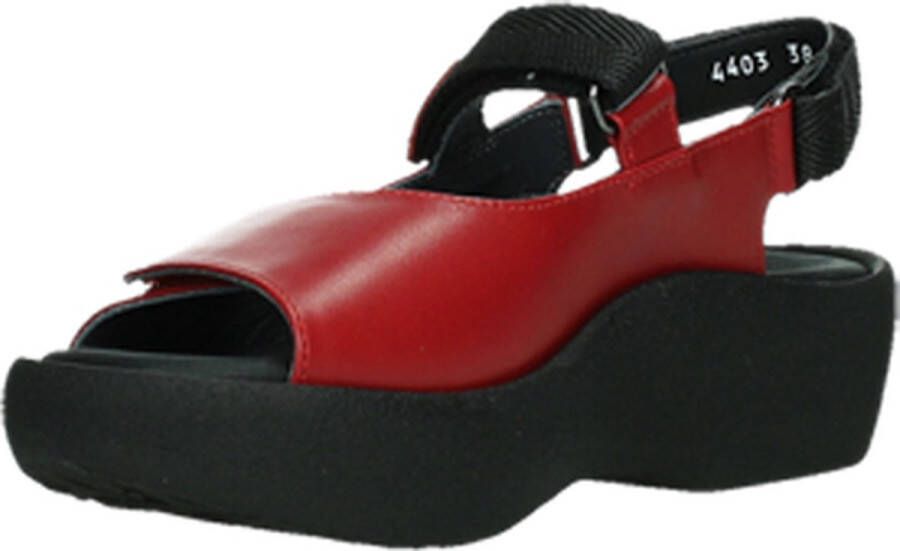 Wolky Sandalen 03204 Jewel 30500 rood leer