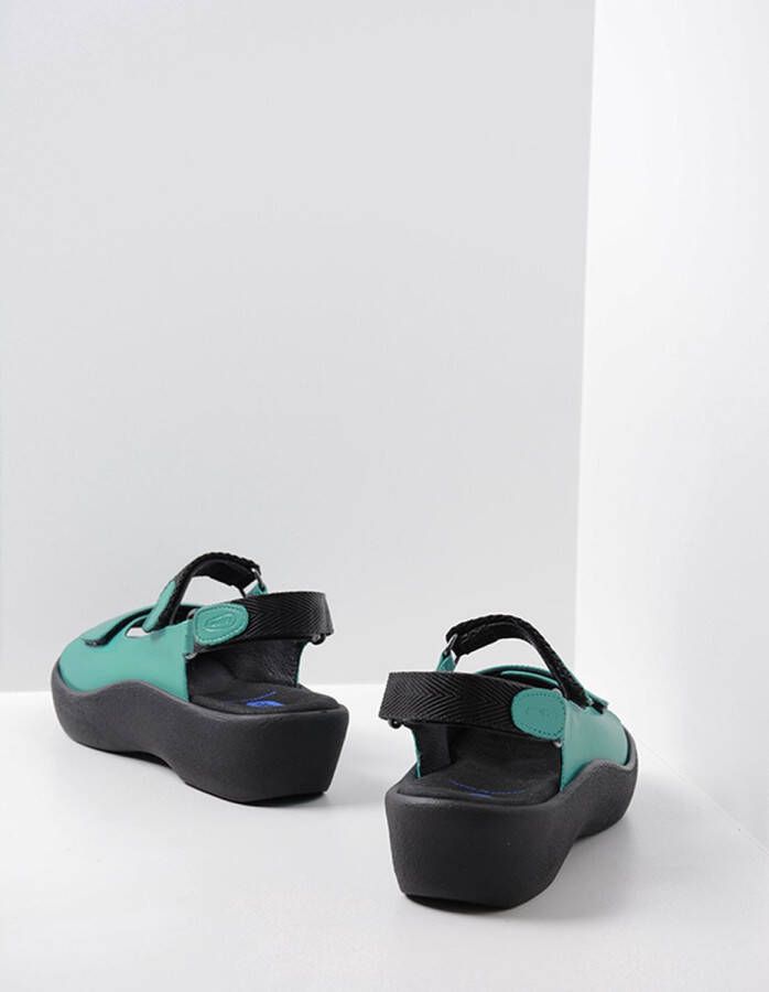 Wolky Sandalen Jewel turquoise leer