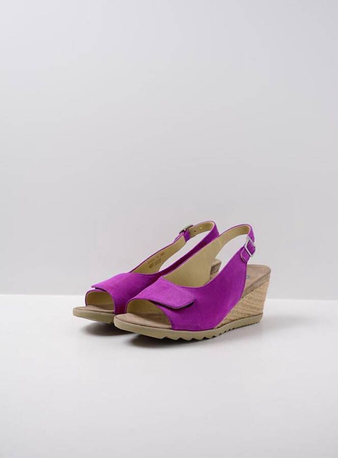 Wolky Sandalen Murcia fuchsia suede