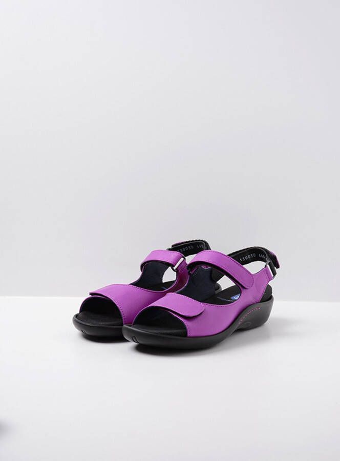 Wolky Sandalen Salvia fuchsia leer