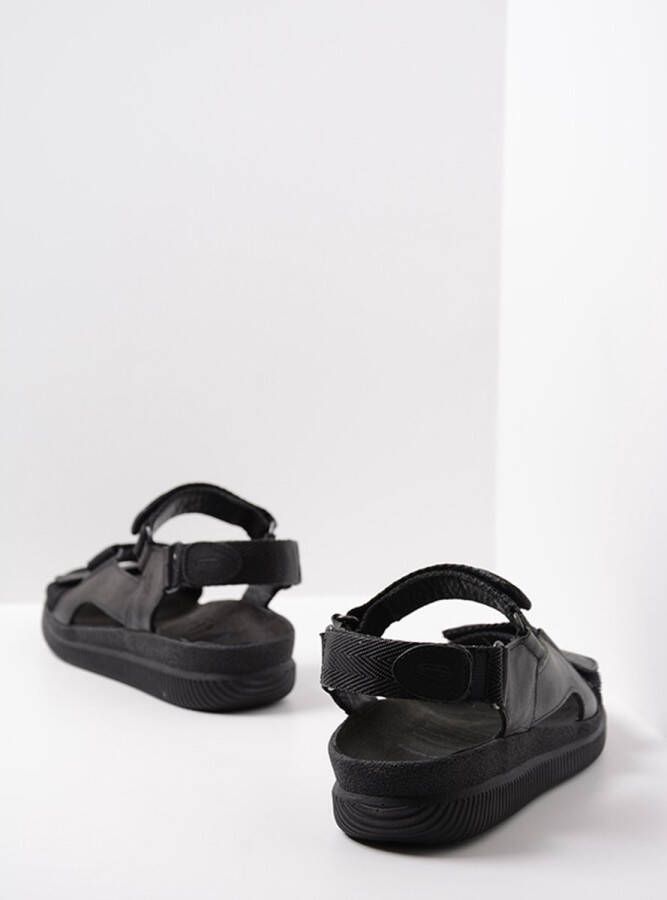 Wolky Shoe > Heren > Sandalen Energy Men zwart gevet leer - Foto 4