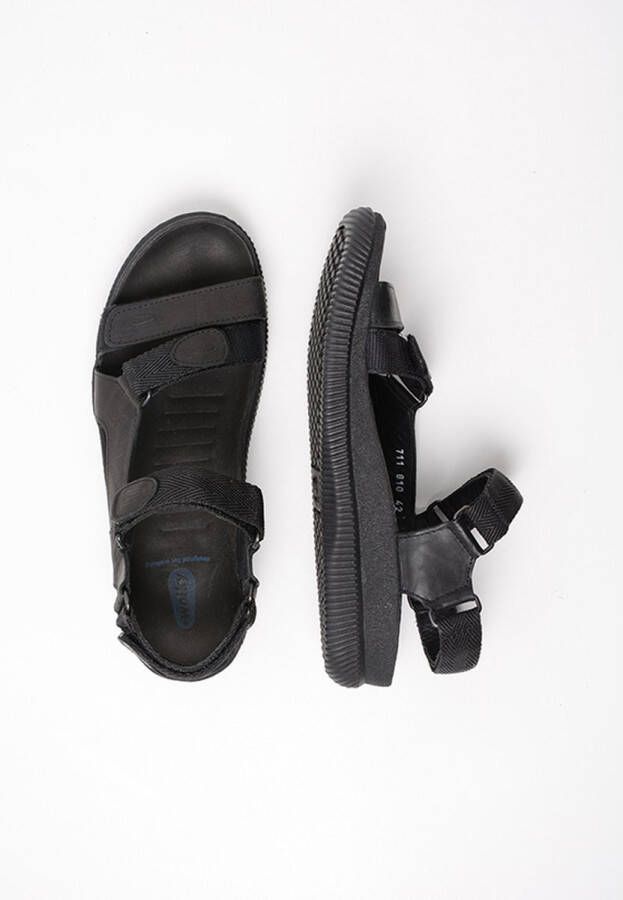 Wolky Shoe > Heren > Sandalen Energy Men zwart gevet leer - Foto 5