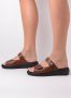 Wolky Slippers Cyprus cognac leer - Thumbnail 4