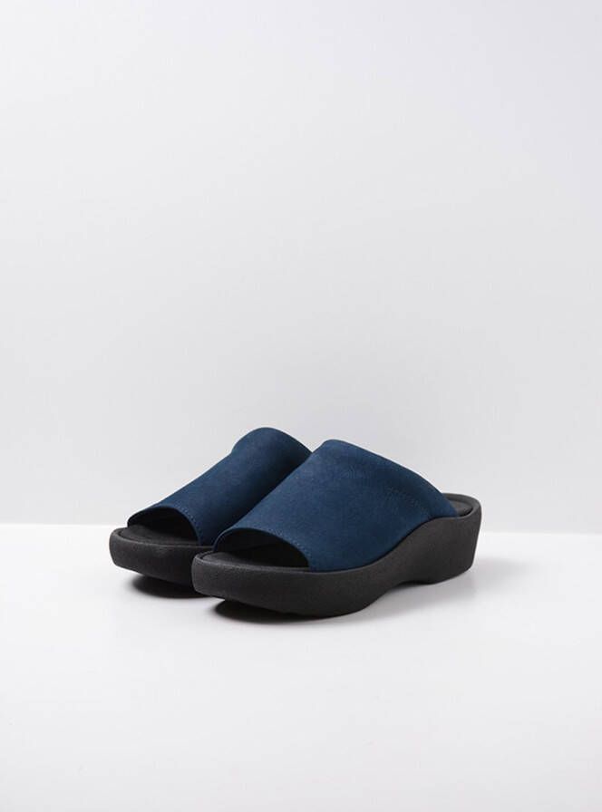 Wolky Slippers Nassau denim nubuck