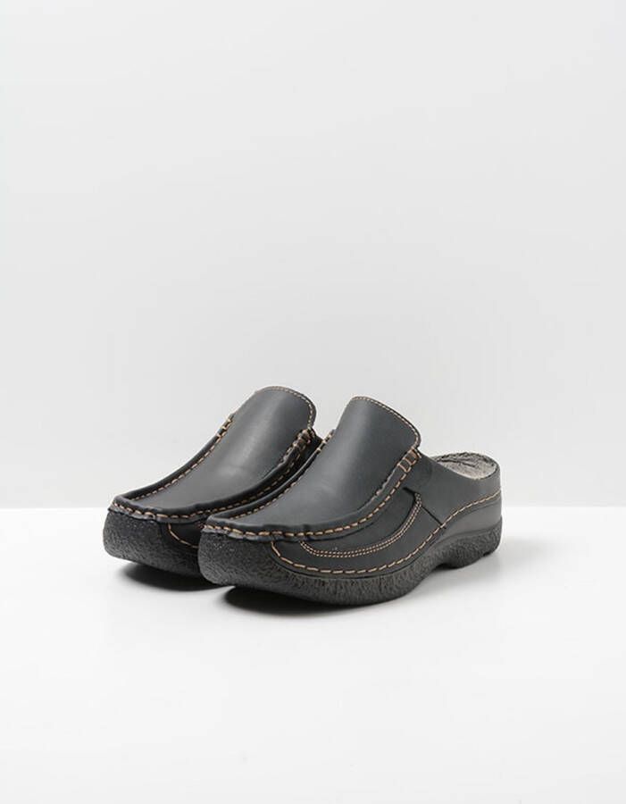 Wolky Comfortschoenen Roll Slide Vegan zwart - Foto 5