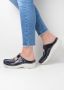 Wolky Comfortschoenen Roll Slipper blauw crocolook lakleer - Thumbnail 3