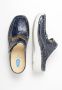 Wolky Comfortschoenen Roll Slipper blauw crocolook lakleer - Thumbnail 7