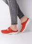 Wolky Comfortschoenen Roll Slipper rood zomer nubuck - Thumbnail 8