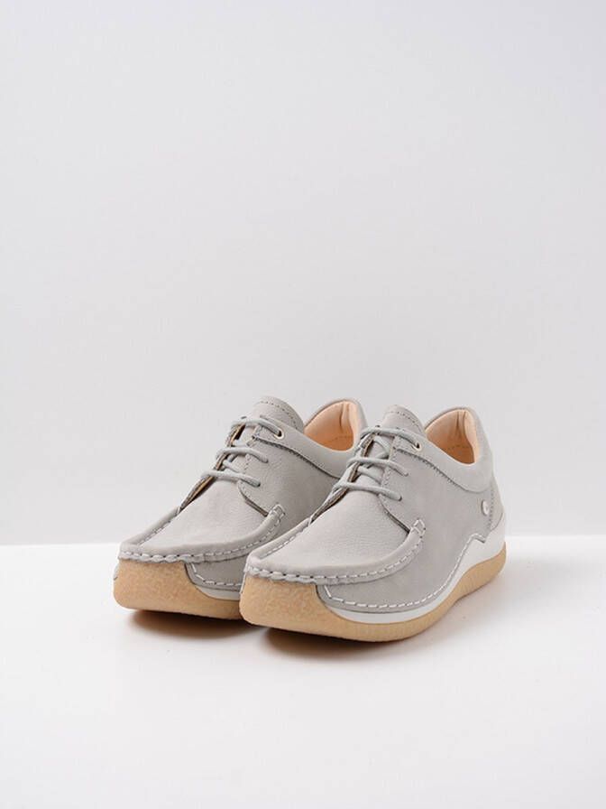 Wolky Sneakers Celebration lichtgrijs nubuck