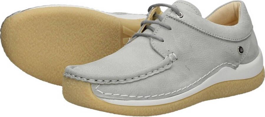 Wolky Sneakers Celebration lichtgrijs nubuck